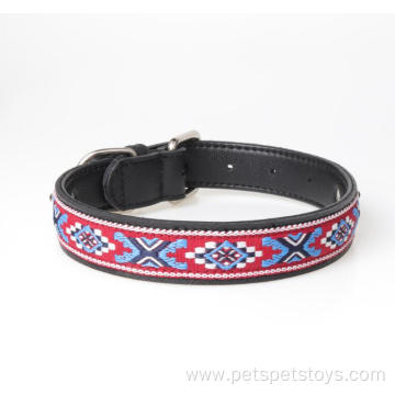 Eco-friendly High Quality Luxury Real Leather Dog Collar